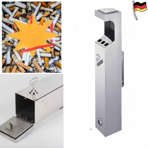 Edelstahl aschenbecher - edelstahl,